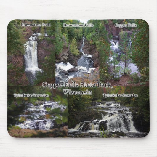 Copper Falls Staat Park mousepad (Vorne)