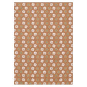 Copper Floral Tablecloth Pastel Boho Dining Style Tischdecke (Vorderseite)