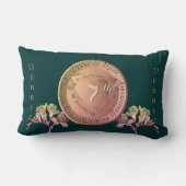 Copper Fresia zum 7. Hochzeitstag Lendenkissen (Rückseite)