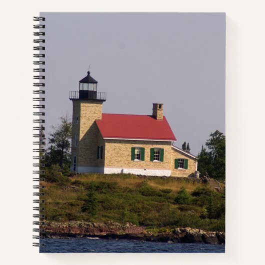 Copper Harbour Lighthouse Notebook Notizblock (Vorderseite)