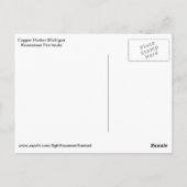 Copper Harbour Michigan Lighthouse Postkarte (Rückseite)