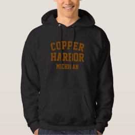 Copper Harbour Michigan Printed Hoodie