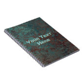 Copper-Korrosion Text Print Notebook Notizblock (Rechte Seite)