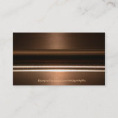 COPPER METALLIC Business Cards Visitenkarte (Rückseite)