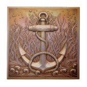 Copper Metallic Iridescent Anchor ID1223 Fliese (Vorderseite)