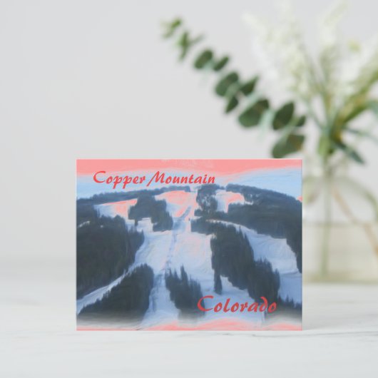 Copper Mountain Colorado Postkarte (Stehend Vorderseite)
