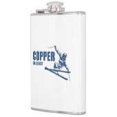 Copper Mountain Colorado Skier Flachmann (Links)