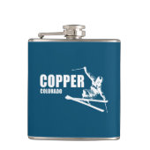 Copper Mountain Colorado Skier Flachmann (Vorderseite)