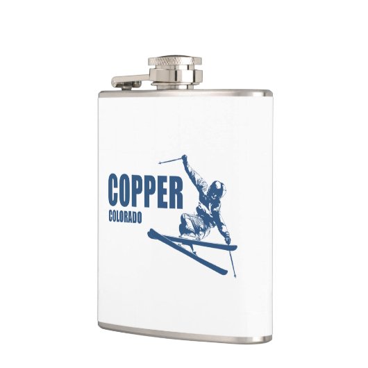 Copper Mountain Colorado Skier Flachmann (Links)