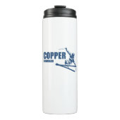 Copper Mountain Colorado Skier Thermosbecher (Vorderseite)
