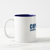 Copper Mountain Colorado Skier Zweifarbige Tasse (Links)