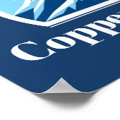 Copper Mountain Colorado Skigebiet Poster (Ecke)