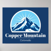 Copper Mountain Colorado Skigebiet Poster (Vorne)