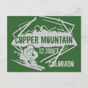 Copper Mountain Colorado Skipass Postkarte