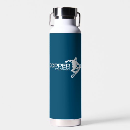 Copper Mountain Colorado Snowboarder Trinkflasche (Vorne)