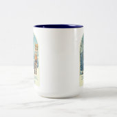 Copper Mountain Colorado Souvenir Skigebiet Zweifarbige Tasse (Mittel)