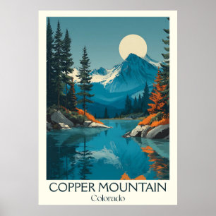 Copper Mountain Colorado Vintager Lago Maggiore Poster