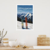 Copper Mountain Reiseplakat Colorado Mountain Poster (Küche)