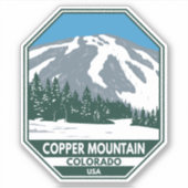 Copper Mountain Ski Area Colorado Aufkleber (Vorderseite)