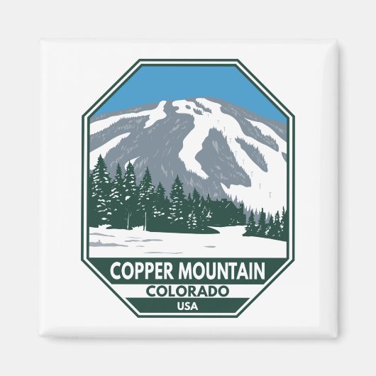 Copper Mountain Ski Area Colorado Magnet (Vorne)