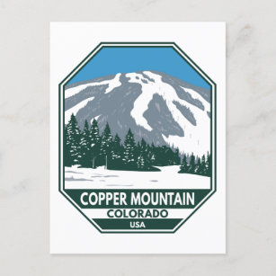 Copper Mountain Ski Area Colorado Postkarte