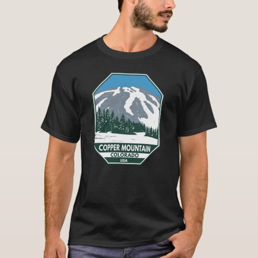 Copper Mountain Ski Area Colorado T-Shirt (Vorderseite)