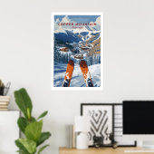 Copper Mountain Ski Plakat Winter Ski Dorf (Heimbüro)