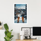 Copper Mountain Ski Print 1 Poster (Heimbüro)
