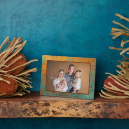 Copper Patina Personalisiert Name Foto Plaque Fotoplatte