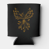 Copper Phoenix steigt auf schwarz Dosenkühler (Vorderseite)