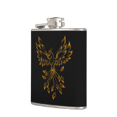 Copper Phoenix steigt auf schwarz Flachmann (Links)