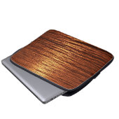 Copper sea pattern laptopschutzhülle (Vorne Knopf)