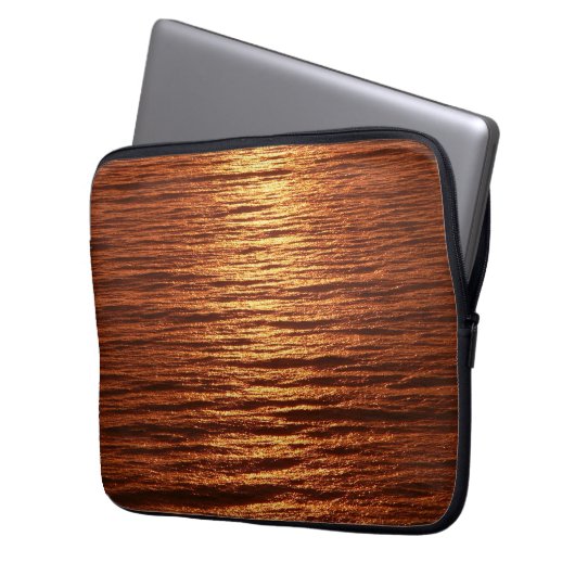 Copper sea pattern laptopschutzhülle (Vorderseite Links)
