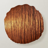 Copper sea pattern rundes kissen (Rückseite)