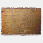 Copper Sri Yantra - Blanket Decke (Vorderseite)