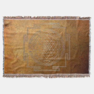 Copper Sri Yantra - Blanket Decke