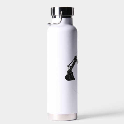 Copper Vakuumisolierte Flasche mit Bagger-Grafik (Rechts)