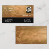Copper-Visitenkarten für Real-Anwesen-Agent Visitenkarte (Vorne/Hinten)