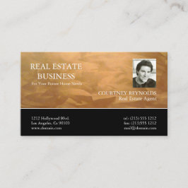 Copper-Visitenkarten für Real-Anwesen-Agent Visitenkarte