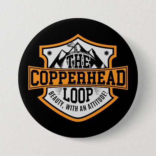 Copperhead Schleifenknopf Button (Vorderseite)