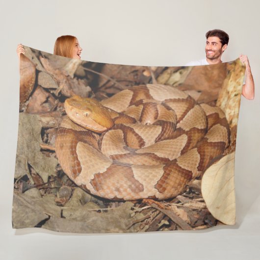COPPERHEAD SNAKE FLEECEDECKE (Beispiel)