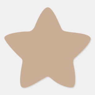 Coppertone Fashion Solid Color Muster Stern-Aufkleber