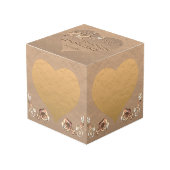 Coppery Cube für 22. Hochzeit Würfel (Vorderseite Schrägansicht)