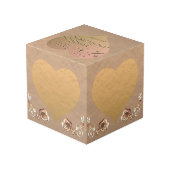 Coppery Cube für 22. Hochzeit Würfel (Rückseite Schrägansicht)