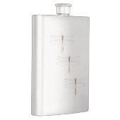 Coppery Emerald Dragonfly Hip Flask Flachmann (Rechts)