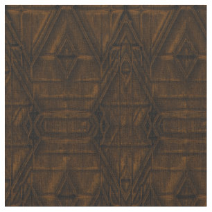 Coppery Steampunk Pyramid Design Stoff
