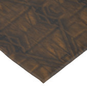 Coppery Steampunk Pyramid Design Tischdecke (Schrägansicht)