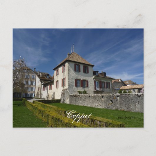 Coppet Postkarte (Vorderseite)