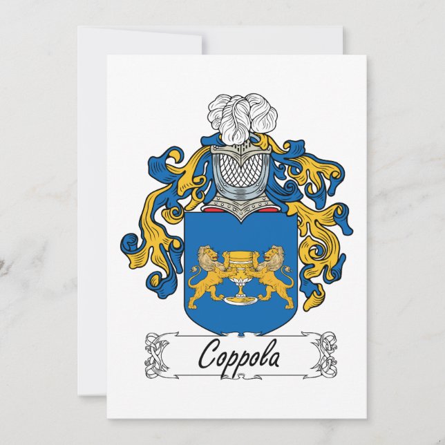 Coppola-Familienwappen (Vorderseite)