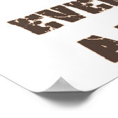 Coprolite Happens Dinosaur - Art Print Poster (Ecke)